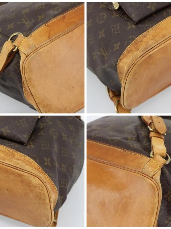 LOUIS VUITTON Monogram Montsouris GM Backpack M51135 LV Auth am11759